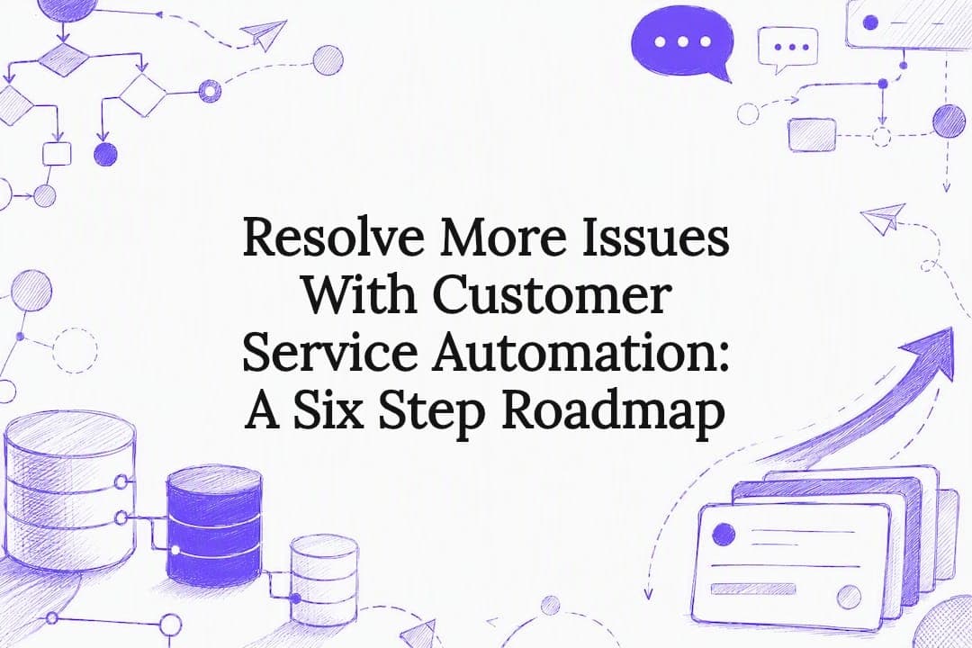 Resolve More Issues With Customer Service Automation: A Six Step Roadmap